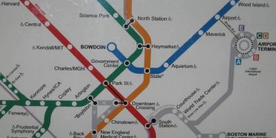 Boston-south station kort