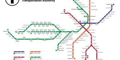Metro Boston kort
